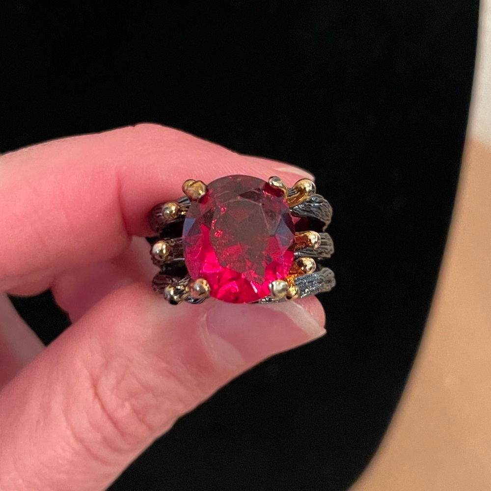 Solid Sterling Silver Stamped 925 Two-Tone Silver… - image 6